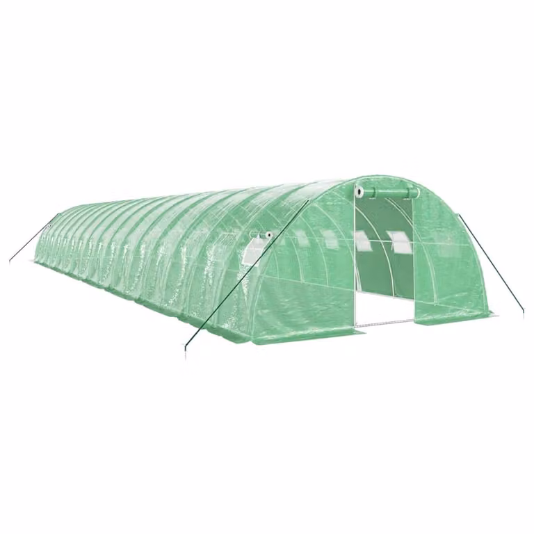 Serra con Telaio in Acciaio Verde 64 m² 16x4x2 m