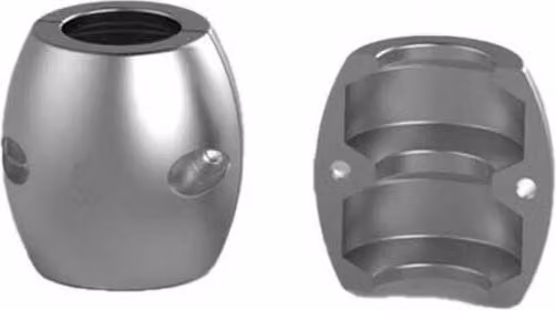 Plastimo Anodo a onda di zinco 50 Mm Argento Argento Taglia unica