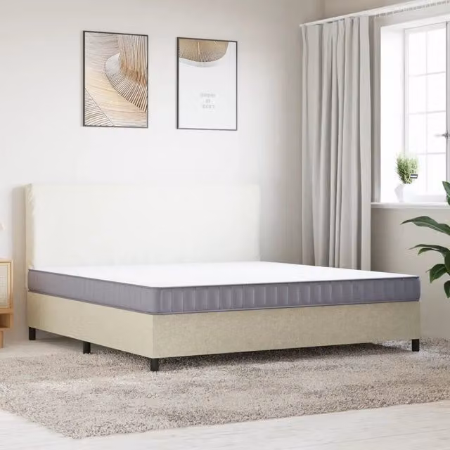 Materasso in Schiuma Mediamente Morbido-Materasso per Letto 200x200 cm 921693
