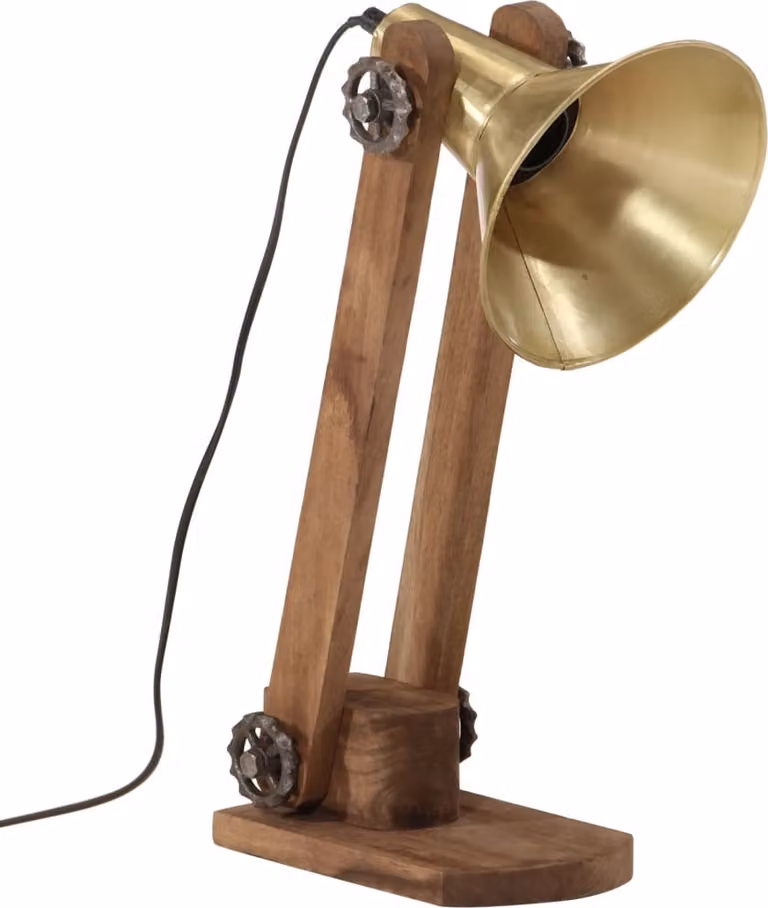 Lampada a Scrivania 25 W Ottone Anticato 23x13x52 cm E27