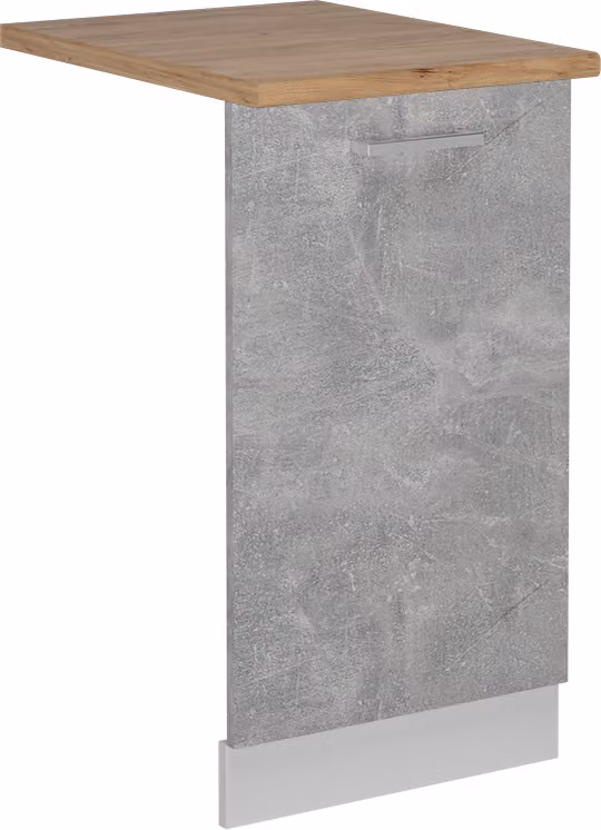 Pannello frontale Vicco R-Line Calcestruzzo 45 cm , PL Rovere, Model 54902