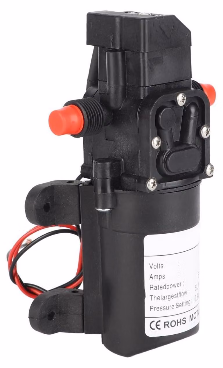 Pompa a membrana ad alta pressione, 12V, 60W, autoadescante, per auto e imbarcazioni
