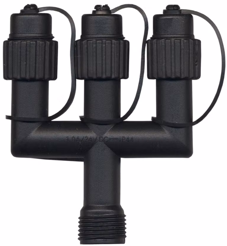 Best Season System 24 "LED-E-Connector - Extra" 3 connessioni, per uso esterno, 490-20