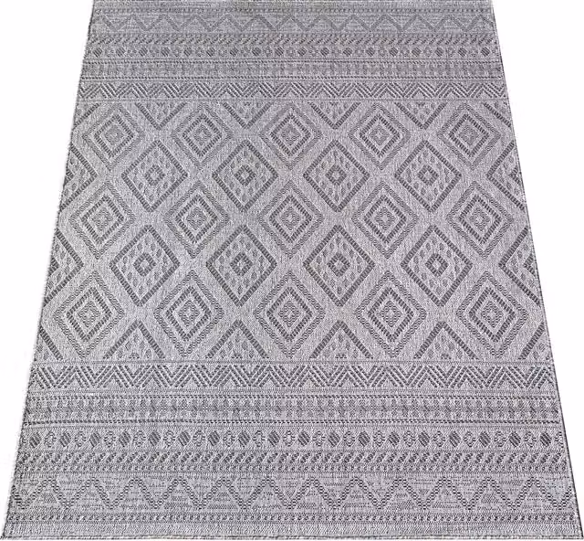 Tappeto Verona per interni ed esterni antracite L: 250 cm, P: 80 cm