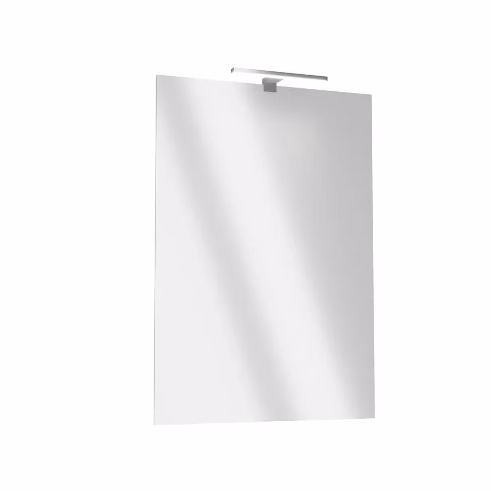 Specchio rettangolare Parama con applique LED bianca e finitura filolucida, L: 80 cm, H: 120 cm – 2