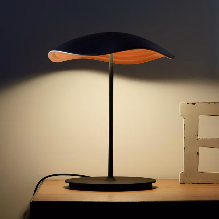 Bover Lampada da tavolo a LED Valentina M/29, Rame, Soggiorno / Sala da pranzo, Alluminio, Design, Lampada da tavolo LED