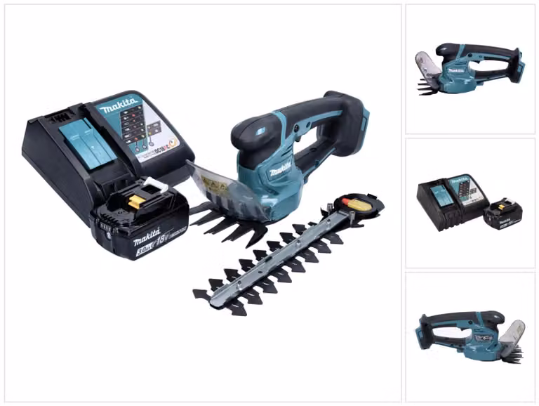 Makita DUM 111 RF1X Cesoie per erba a batteria 18 V + 1x batteria ricaricabile 3,0 Ah + caricabatterie