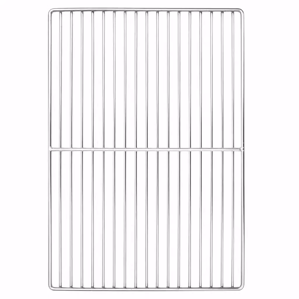 Griglia da cucina vidaXL in acciaio inox argento L: 47 cm, P: 32,5 cm