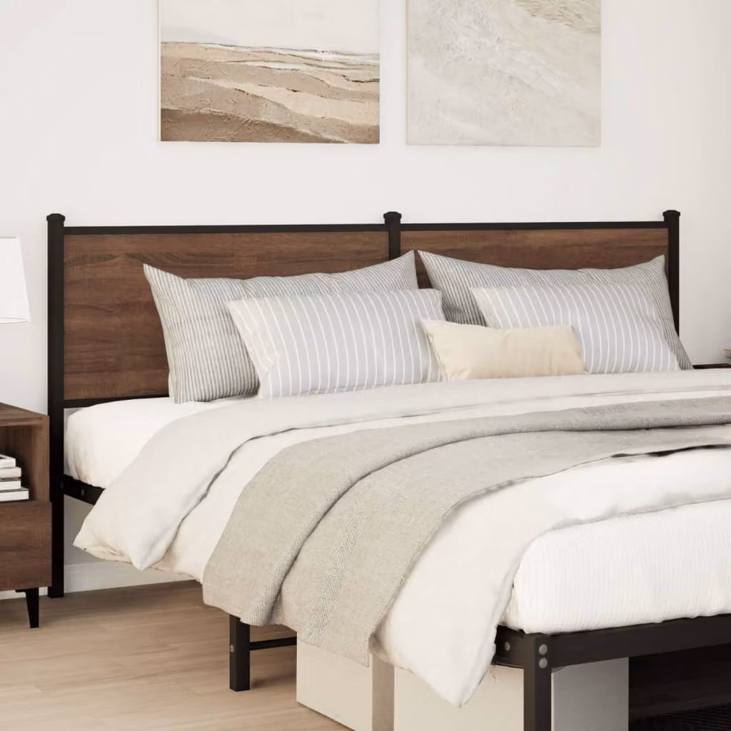 vidaXL Testiera di Ricambio Rovere Marrone 160 cm Legno Multistrato
