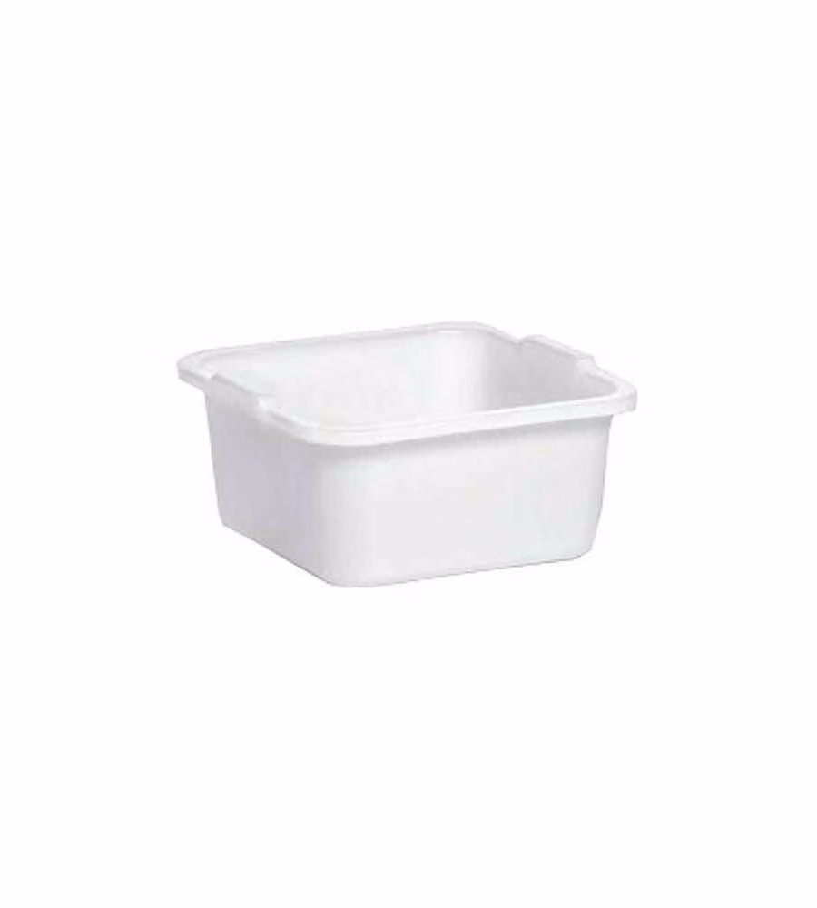 Bacinella Quadra Poliet. Bia. L  7  30X30 Stefanpl