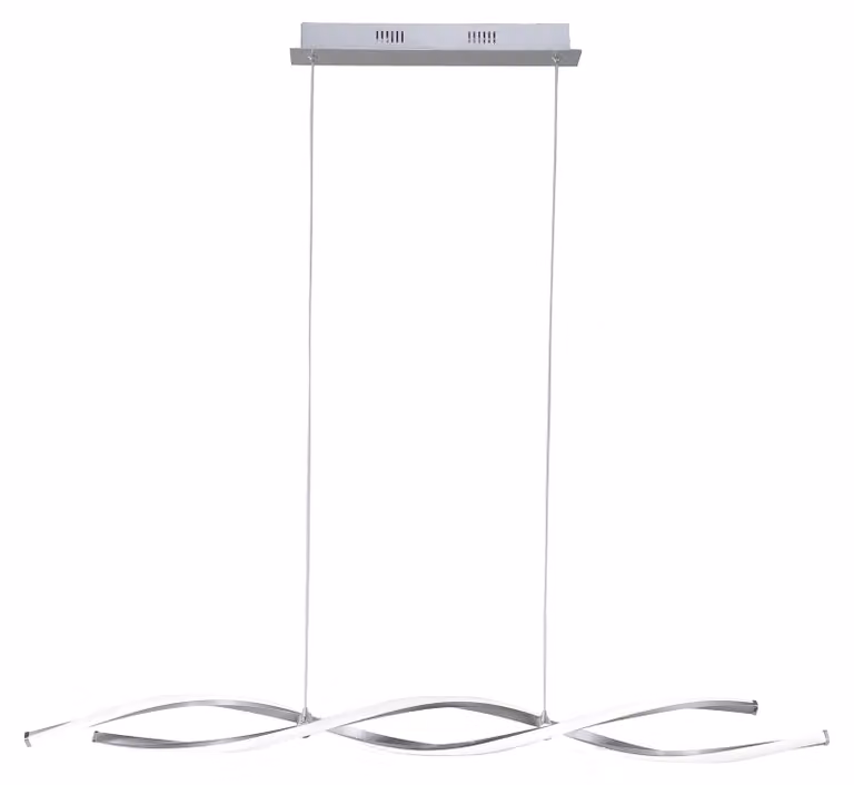 Lampada a sospensione LED POLINA argento 23,5 W, bianco caldo 2526 lm, metallo, dimensioni: 120x110x8 cm, IP20, Paul Neuhaus