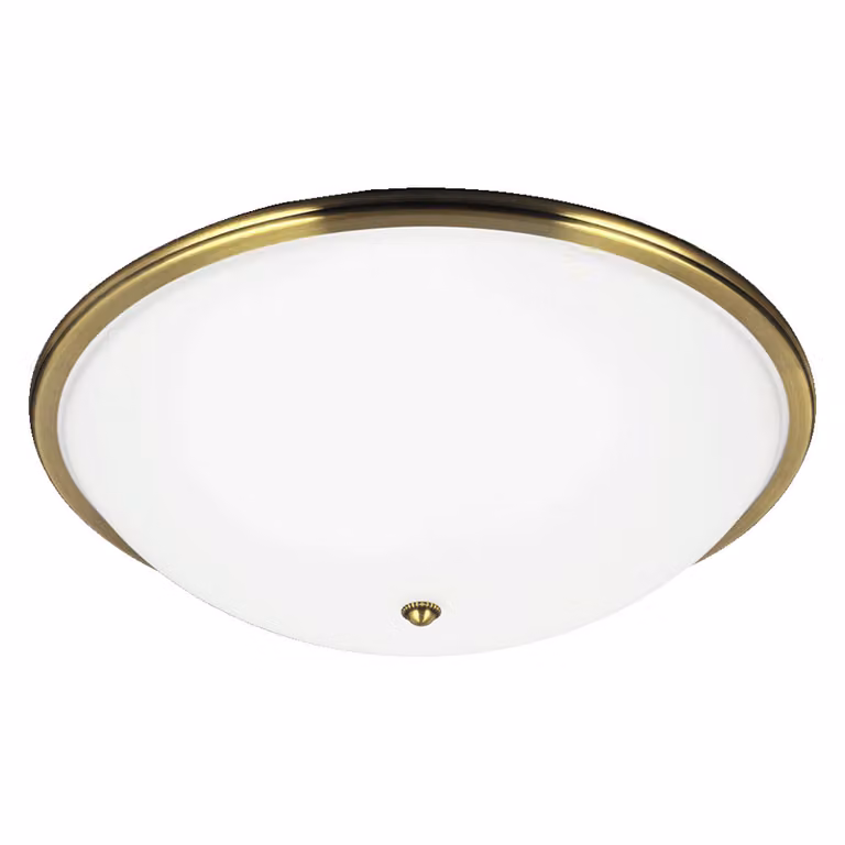 Plafoniera VIOLA 3xE27/40W Ø50cm oro ottone/bianco dimmerabile