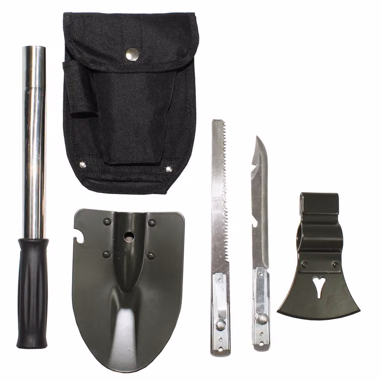 Set da campeggio universale con custodia, 6 pezzi