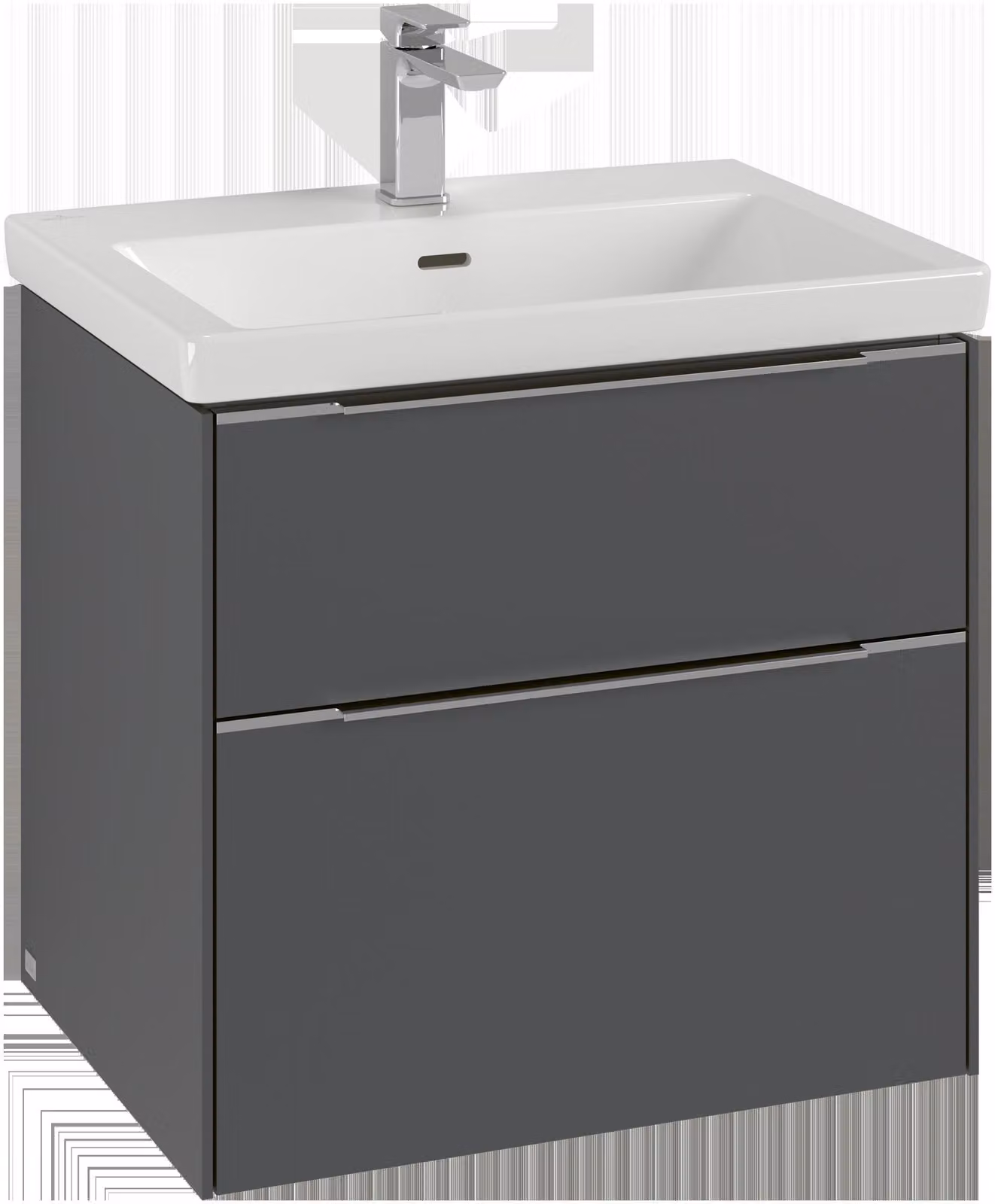 Villeroy & Boch Subway 3.0 armoire sous lavabo, 2 tiroirs, 622x576x478mm, C57601AF, C57601AF