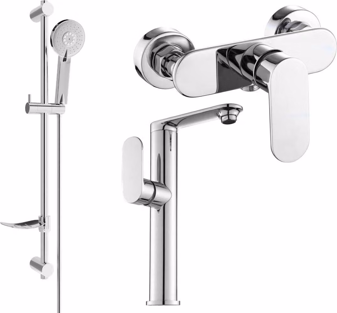 Mexen Milo DF40 set doccia, cromo - 713154DF40-00