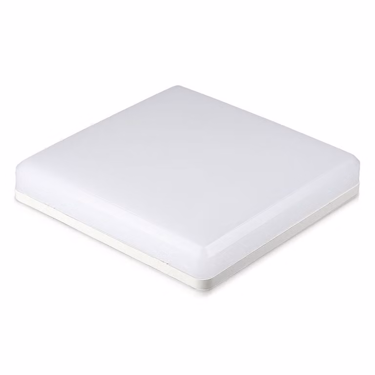 V-TAC PRO VT-8033 Plafoniera LED 15W quadrata di colore bianco110lm/w luce caldo 3000K IP44 IK08 - sku 2113909