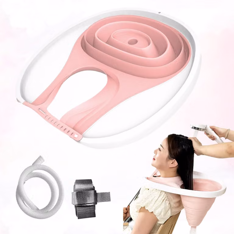 Lavabo pieghevole per lavare i capelli, ideale per l'uso domestico e per chi è in movimento