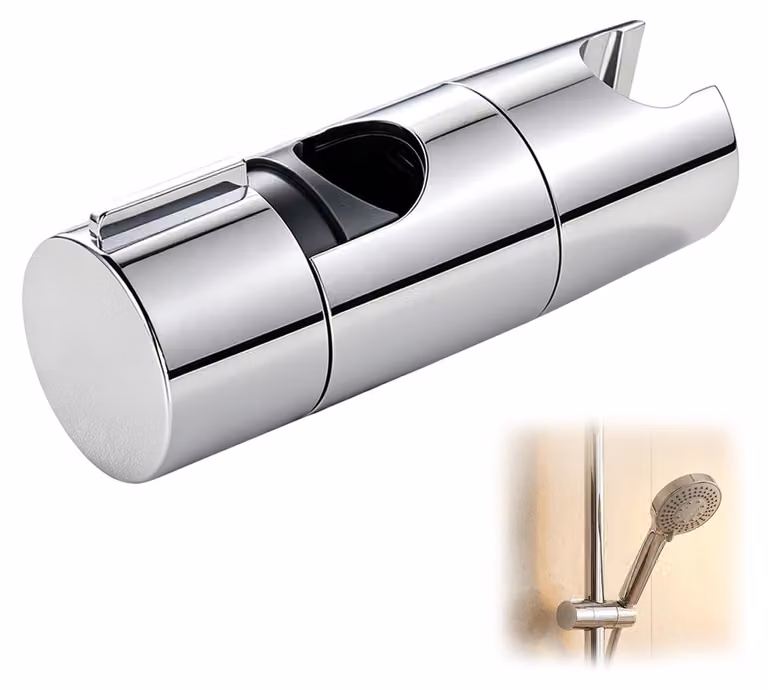 Supporto doccia girevole per barra di supporto, diametro 19-25 mm