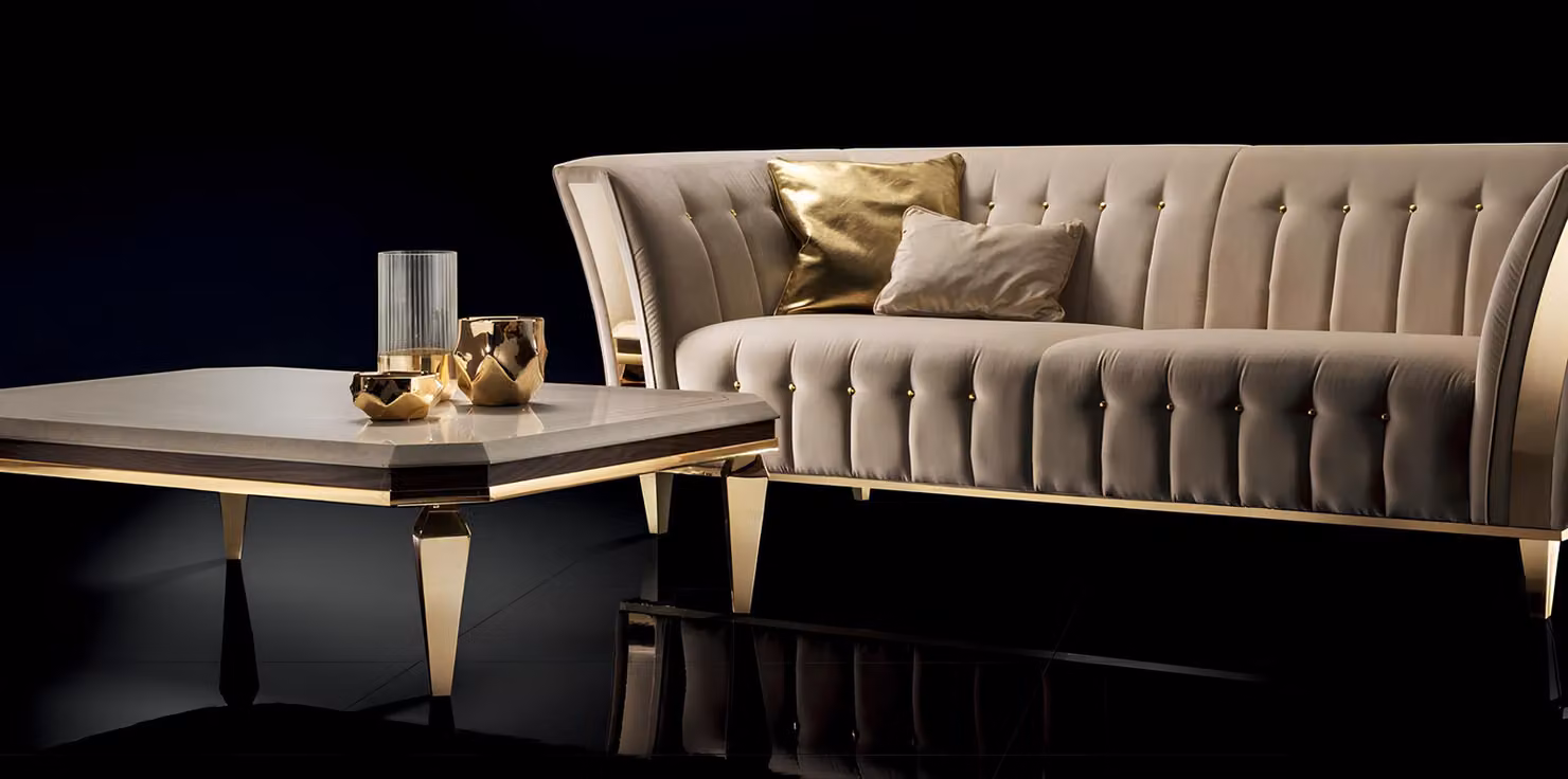 Edler Design Couchtisch Beistelltisch Wohnzimmer Tisch Holz Tische arredoclassic