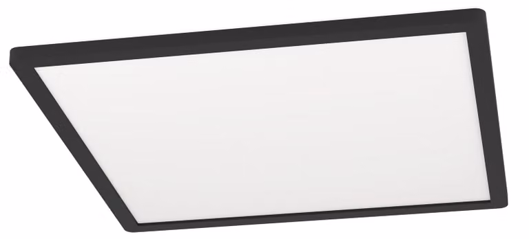 Eglo Connect Plafoniera LED Rovito-Z nero 42 x 42 cm dimmerabile, ww-kw