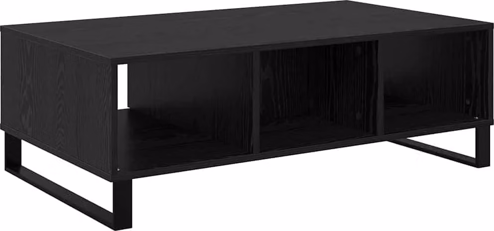 Tavolino da salotto Rovere Nero 104 x 60 x 35 cm