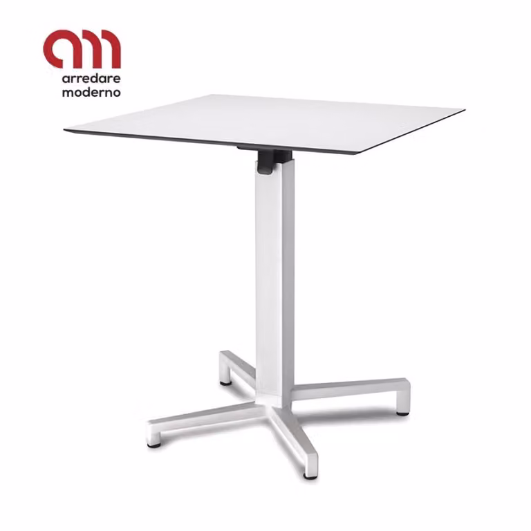 Tavolino Bar Domino Scab affiancabile H.75 con piano stratificato compact