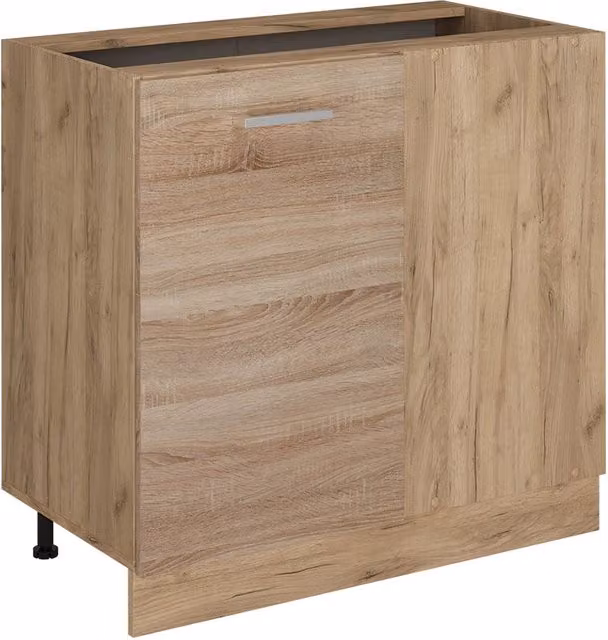 Mobile ad angolo cucina R-Line Vicco in rovere, larghezza: 86 cm – 1