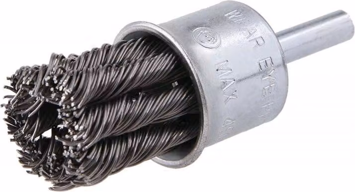 Spazzola terminale, treccia, gambo 22 mm