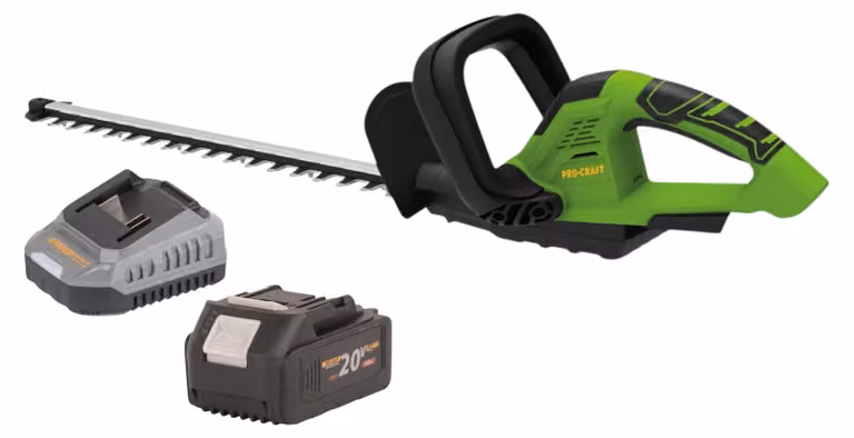 Tagliasiepi a batteria Procraft PZA24bb 20 V 510 mm Brushless + 1x batteria 4,0 Ah + caricabatterie