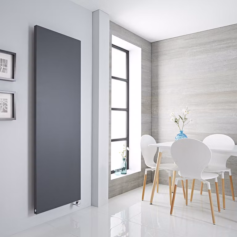 Radiatore Verticale Elettrico di Design Antracite - 1000W - 1800 x 600mm - Arch