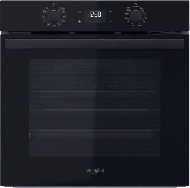 Forno elettrico da incasso Whirlpool OMR58HU1B colore Nero, capacità 71 L, Classe A+, con pulizia pirolitica e idrolitica, L: 59,5 cm, P: 59,5 cm, H: 55,1 cm