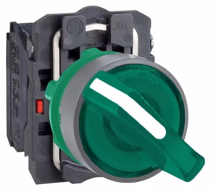 Interruttore selettore illuminato Schneider Electric, in plastica, modello complesso, 22mm, personalizzabile tramite configuratore, codice prodotto: XB5AKCUST02