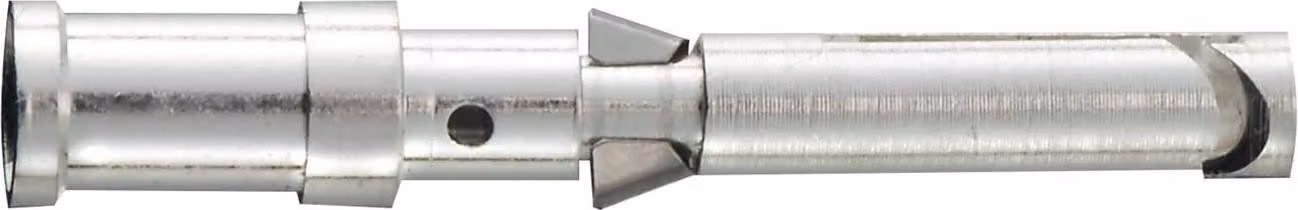 HARTING D-Goldtec Contatto a crimpare Perno di contatto (M) 0,75 mm² AWG18 oro, 1 pezzo Materiale lega di rame - 1 pezzo