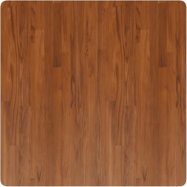 Piano per tavolo quadrato in legno rovere marrone scuro vidaXL L 90 x P 90 x H 2,5 cm – 1