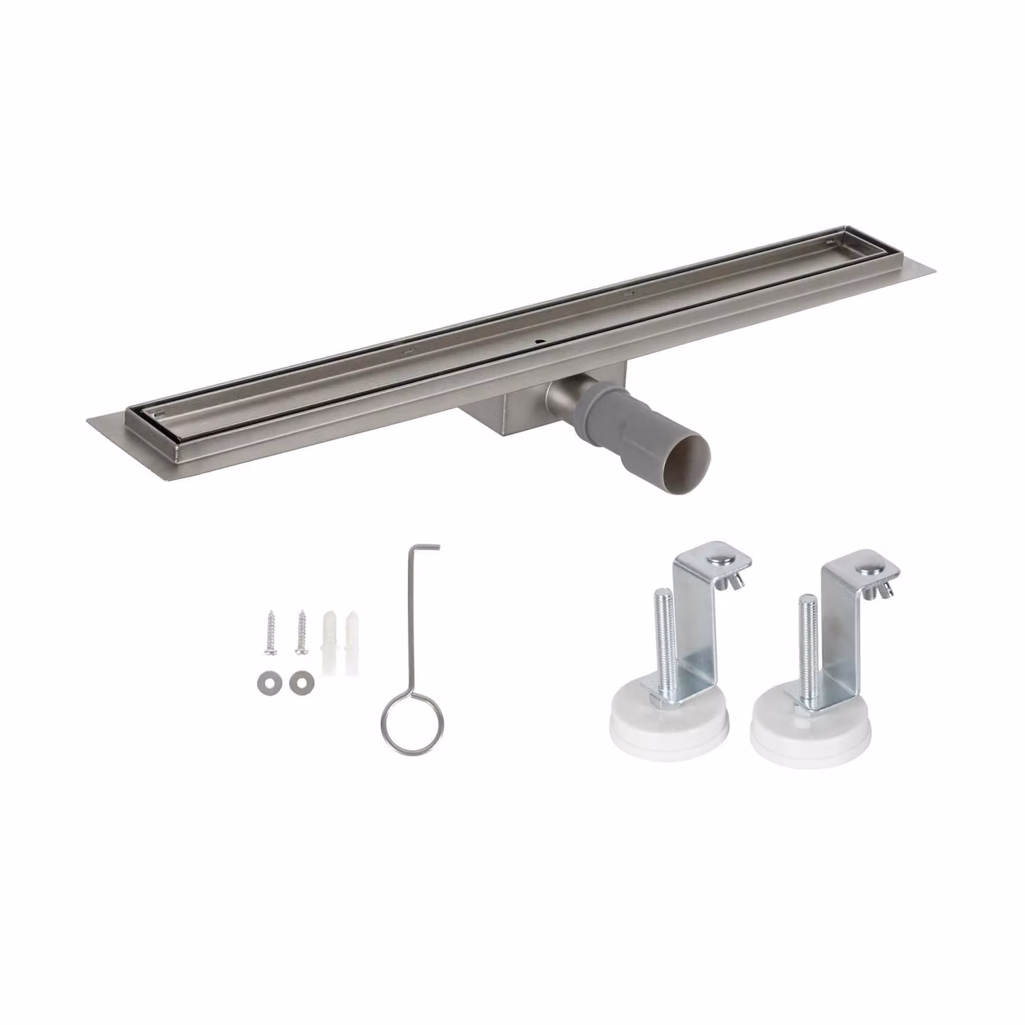 Bc-elec - HFD09-60 Canalina doccia per piastrelle 60cm in acciaio inox, doccia sterilizzante, regolabile in altezza 67-92mm