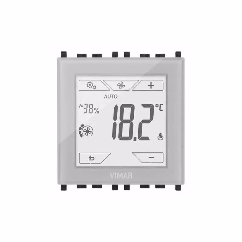 Termostato Touch Domotico Vimar 02951.Bn Bianco in Plastica – 2