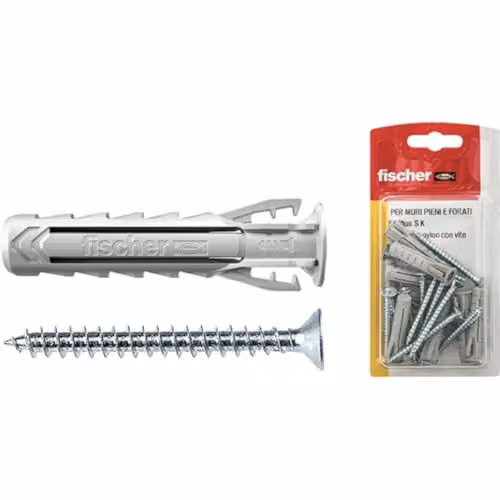 Fischer Tasselli S 8 V K con vite (10 Pz.)