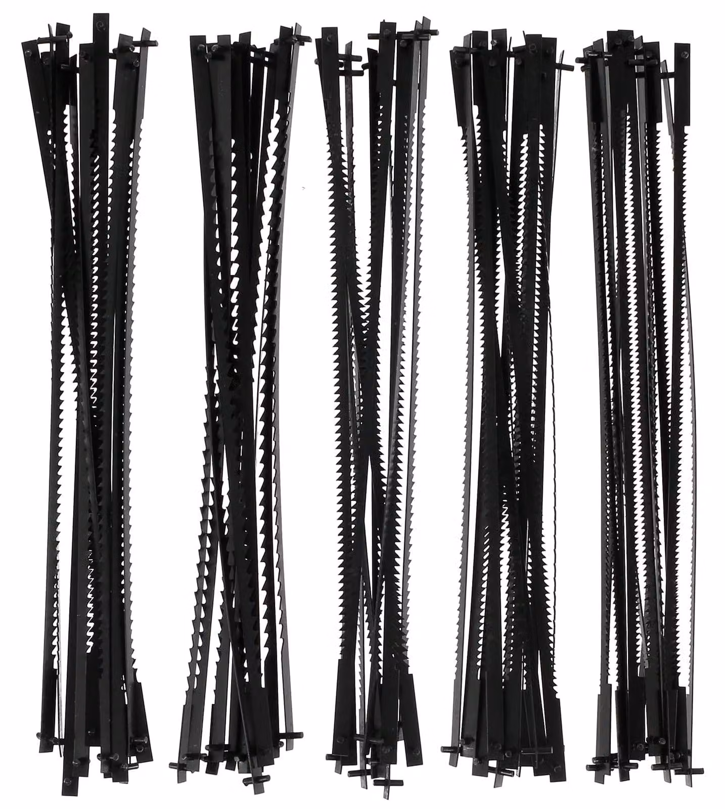 60 lame per seghetto alternativo con attacco da 127 mm, con 10/15/18/20/24 denti