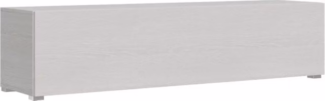 Mobile TV con Anta a Ribalta e Passacavi 173,6x40x39,6 cm con piedini Bianco Frassino