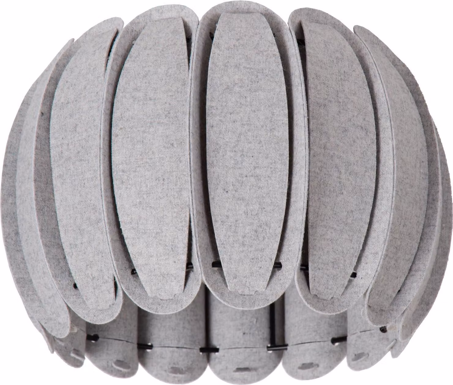 Lampada da soffitto con paralume in feltro grigio SPENCER 1xE27 40W Lucide