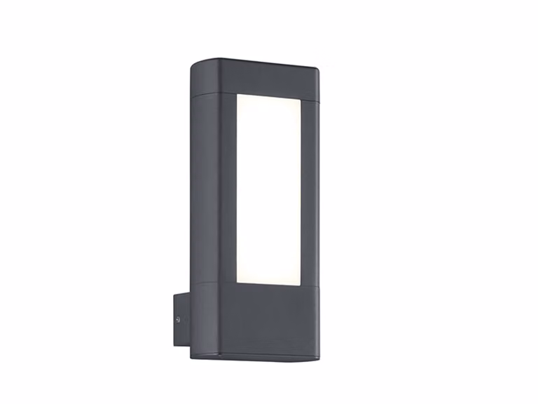 Trio Leuchten - Moderna applique quadrata da esterno antracite incl. LED - Reno I Illuminazione esterna - Alluminio Oblong - I (non sostituibile) LED