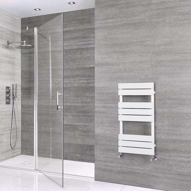 Scaldasalviette di Design - 825mm x 450mm - Bianco - Lustro