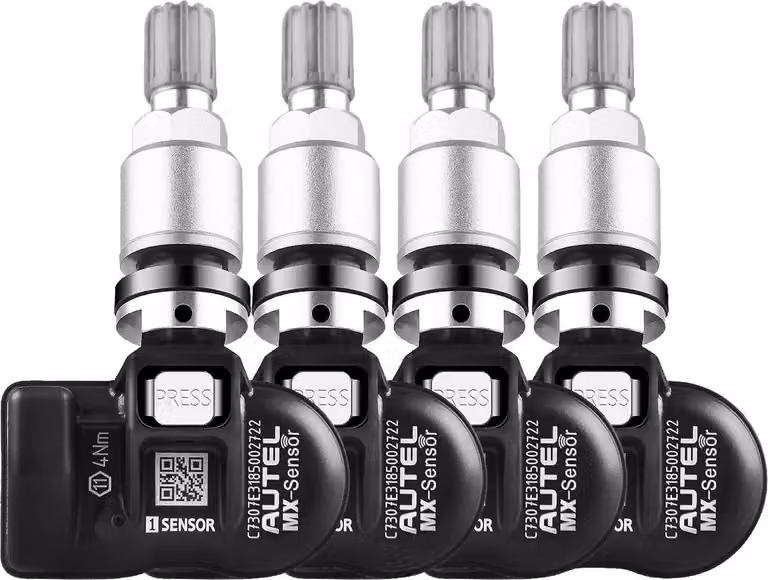 Sensore TPMS, doppia frequenza, facile installazione, 4 pezzi in metallo
