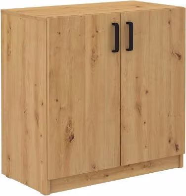 Armadietto con scaffali MABAKA - rovere artisan