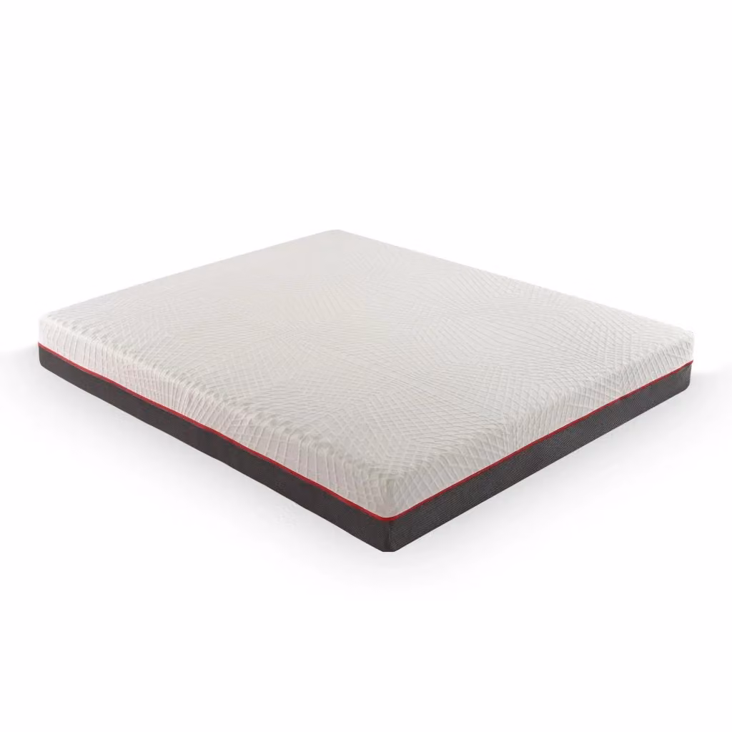 Materasso Singolo KingDream in Memory Foam Viscoelastico, Colore Grigio, H x L x P: 21 x 90 x 200 cm, Sfoderabile e con Regolazione della Temperatura – 2