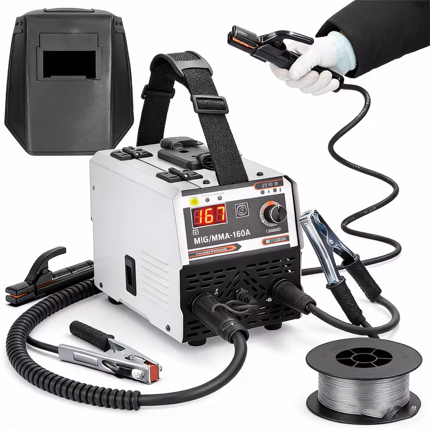 Saldatrice MMA-160A - Potenza: 160 W - Saldatura manuale