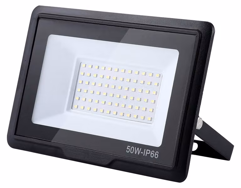 Faro a LED da 50 W, 5000 lumen, grado di protezione IP66, luce bianco caldo, faretto per esterni