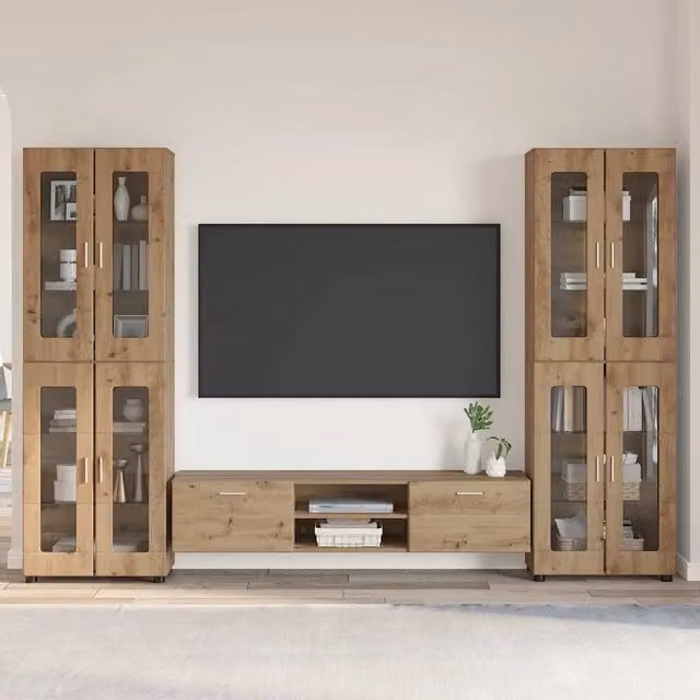 Set mobile TV FLORIN 3 pz Rovere artigianale 3397993