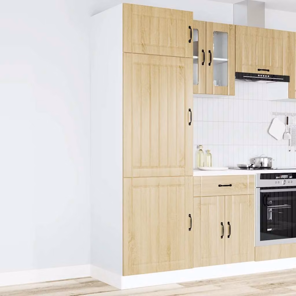 vidaXL Armadio da Cucina Lucca Rovere Sonoma in Legno Multistrato