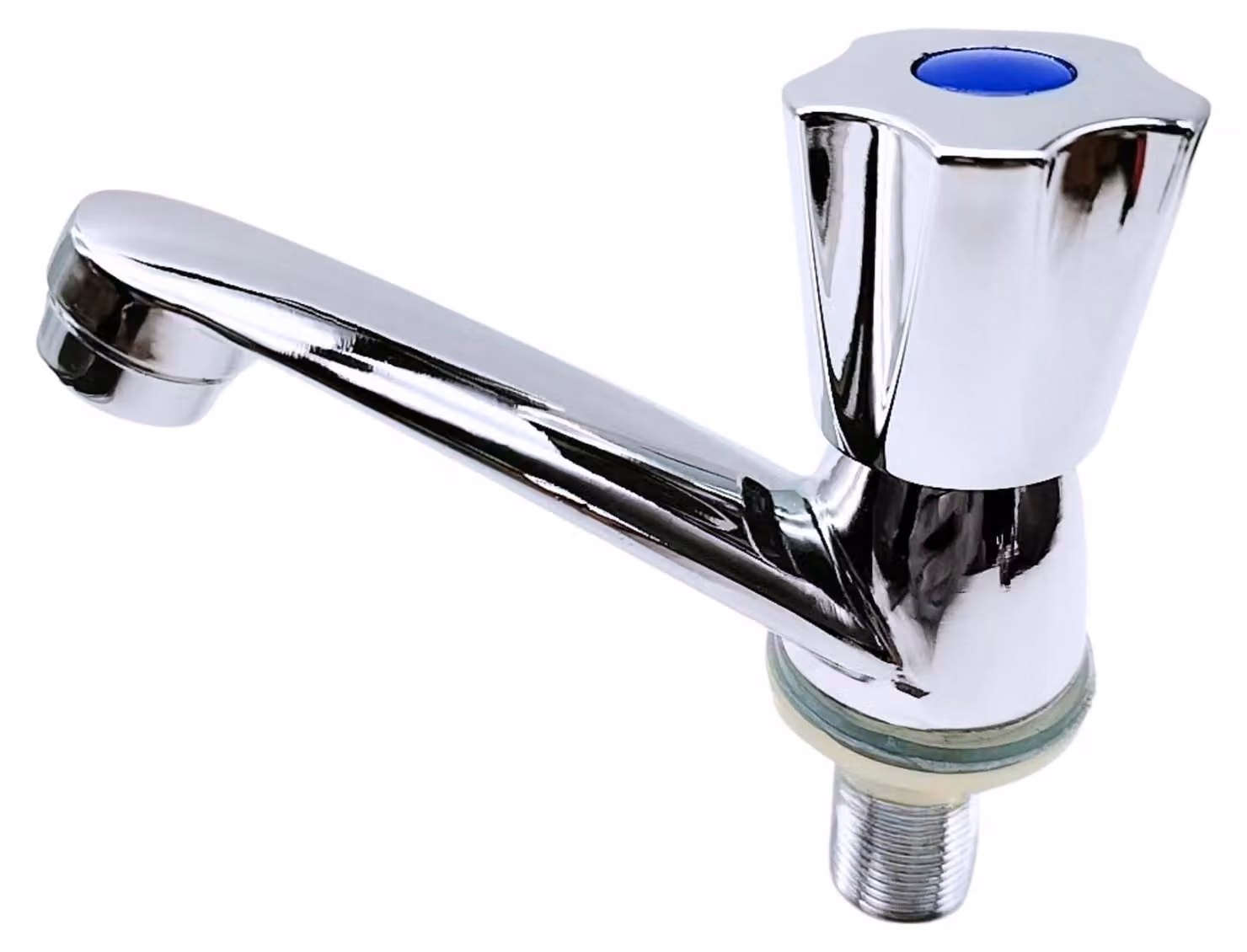 Rubinetto per lavabo in acciaio inossidabile, miscelatore monocomando, attacco da 1/2", per bagno